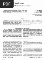 VLE Part IV. Reduction of P‐x Data for Ternary Systems