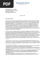 Yemen Letter to Mattis