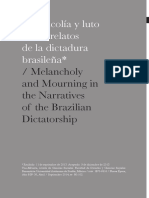 Melancolía y luto en los relatos de la dictadura brasileña