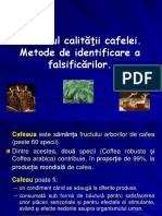 Controlul Calitatii Cafelei Metode de Identificare A Falsificarilor