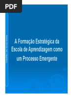 A Formacao Estrategica Da Como Um Processo Emergente- InCREMENTALISMO LÓGICO