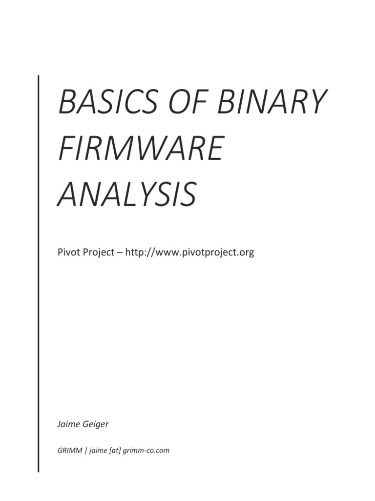 Firmware Analysis with Binwalk Guide | PDF | Computer File | File System
