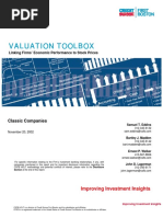 Valuation Toolbox Valuation Toolbox Valuation Toolbox Valuation Toolbox