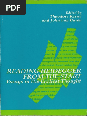 Kisiel Theodore Van Buren John Eds Reading Heidegger From