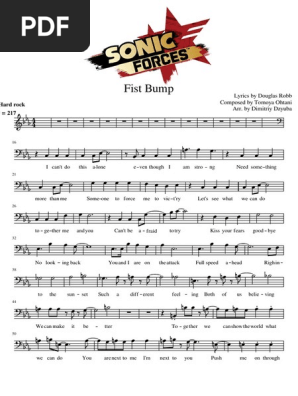 Sonic Forces Fist Bump Leisure