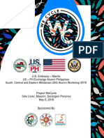 U.S. Embassy - Manila US - PH Exchange Alumni Philippines South, Central and Eastern Mindanao USG Alumni Workshop 2018