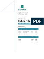 A Daily Report On Natural Rubber