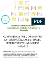 Competencia Tributaria Entre Federación, Entidades Federativas y Municipio