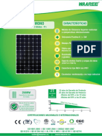 Panel Solar Waaree 72 Celulas