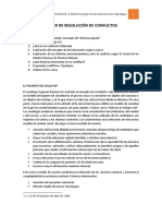 Notas para El Taller de Resolución de Conflictos