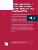 European and Chinese Trade Competition in Third Markets: The Case of Latin America