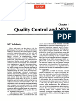 Quality Control and NDT