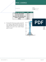 Plate 1 - Internal Loadings: NAME: - DATE: - CLASS NO: - SCORE