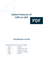 Salient Features of Car On Uas