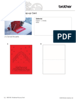 Christmas Pop-Up Card: Material