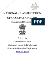 NCO 2015 - National Classification of Occupations - Vol II-A