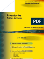 Inventories: Análisis de Costos