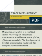Trade Measurement: Mechanical Drafting
