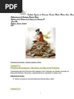 Programa y Trabajos Prácticos de Didáctica de Prácticas Del Lenguaje y La Literatura II