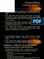 Pasar Modal: (Capital Market)