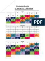 Calendario de Guardias