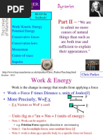 Dynamics Energy Momentum