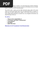 Simple Li-Fi Circuit Using Transistors