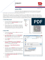 Exporting Maps As Interactive PDFS: 1. Create Map Layout