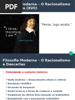 Aula 8 Filosofia Moderna Racionalismo