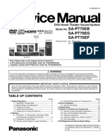 Panasonic Sa-Pt70 PDF