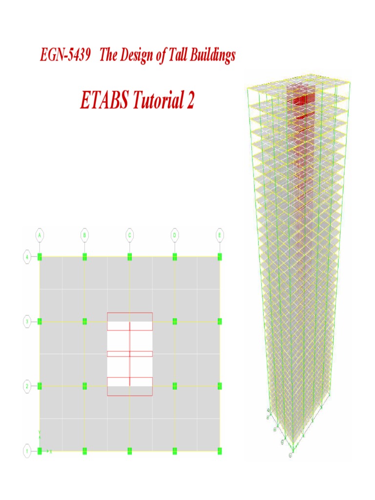 Lecture 41 ETABS Tutorial 2 PDF | PDF | Technology & Engineering