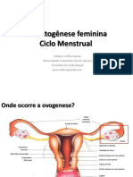 Ovogênese - Prof. Juliana Coelho