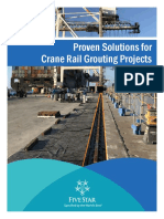 Proven Solutions For Crane Rail Grouting Projects