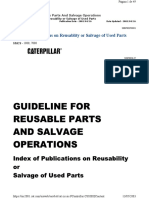 Index of Publications On Reusablity or Salvage of Used Parts