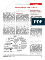 Solid/liquid Separation Through Cake Filtration: Special Report