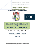 Plan Anual Tutoria 2014