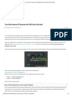 Cisco Unity Connection SIP Integration With CUCM Step by Step Guide