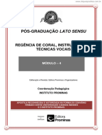 (Cliqueapostilas - Com.br) Regencia de Coral Instrumentos e Tecnicas Vocais PDF