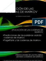 Aplicación de Las Cadenas de Markov