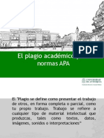 El Plagio Académico y Las Normas APA