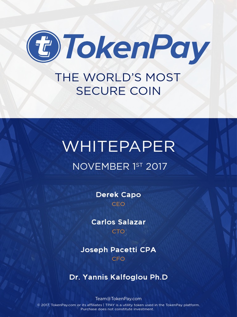 White Paper PDF Cryptocurrency Money
