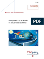 Analyse Du Cycle de Vie de Structures Routières: Éton Et Développement Durable