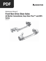 14X Meritor Service Manual | PDF | Transmission (Mechanics) | Axle