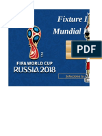Fixture Mundial Rusia 2018