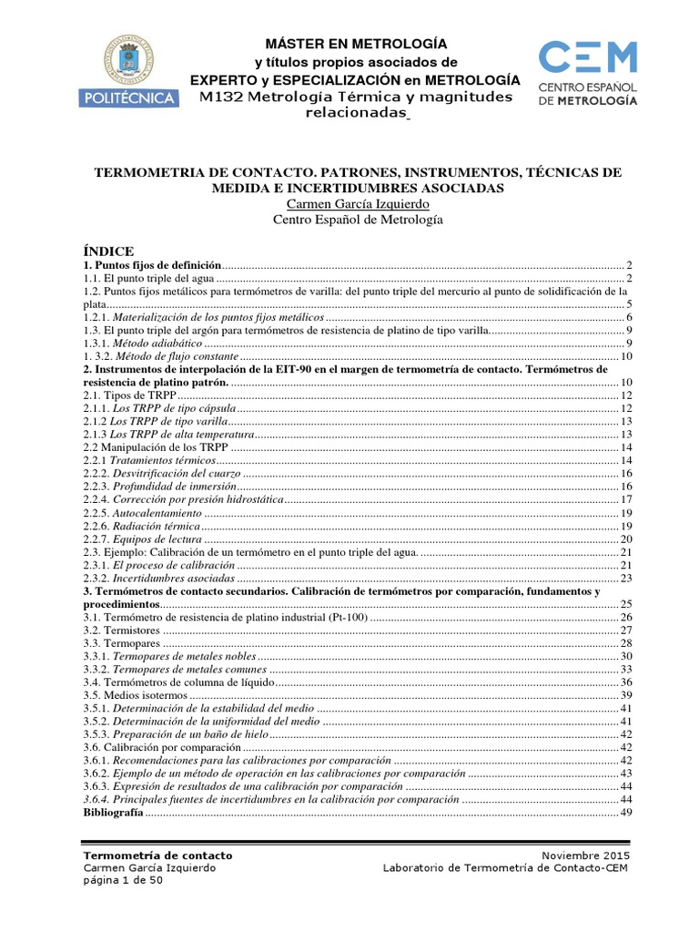 M132 2 Termometria De Contacto I V1 C Garcia Amsp Aluminio - 