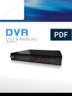 KGUARD Standalone DVR KG-SHA116 User Manual