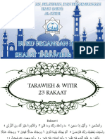 Buku Pegangan Imam Sholat Tarawieh