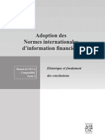 Adoption Des Normes Internationales D Information Financiere