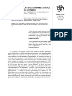 Necesidad Metafisica PDF