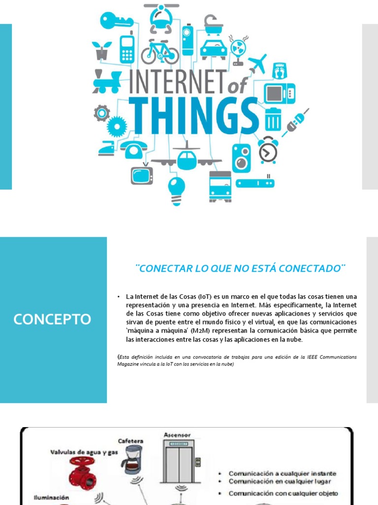 IoT Diapositivas | PDF | Internet de las Cosas | Computación en la nube
